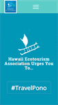 Mobile Screenshot of hawaiiecotourism.org
